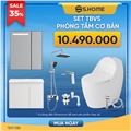 Combo Thiết Bị Phòng Tắm Hiện Đại 10.490K